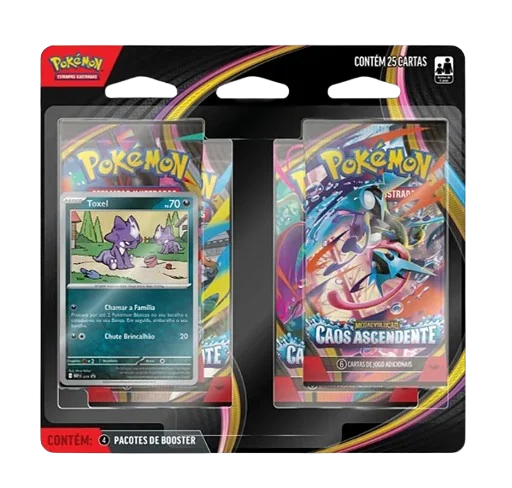 Blister Quádruplo Pokémon ME04 Caos Ascendente