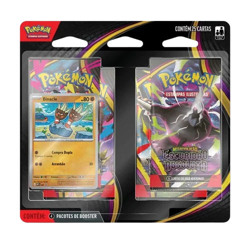 Blister Quádruplo Pokémon ME05 Escuridão Absoluta