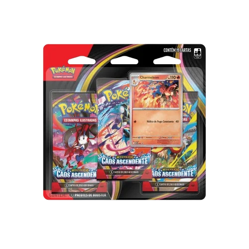 Blister Triplo Pokémon ME04 Caos Ascendente