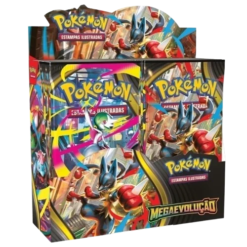 Booster Box Pokémon ME01 Mega Evolução