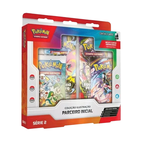 Box Coleção Pokémon Parceiro Inicial Série 2