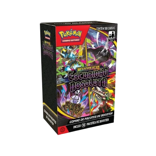 Combo de Booster Pokémon ME05 Escuridão Absoluta